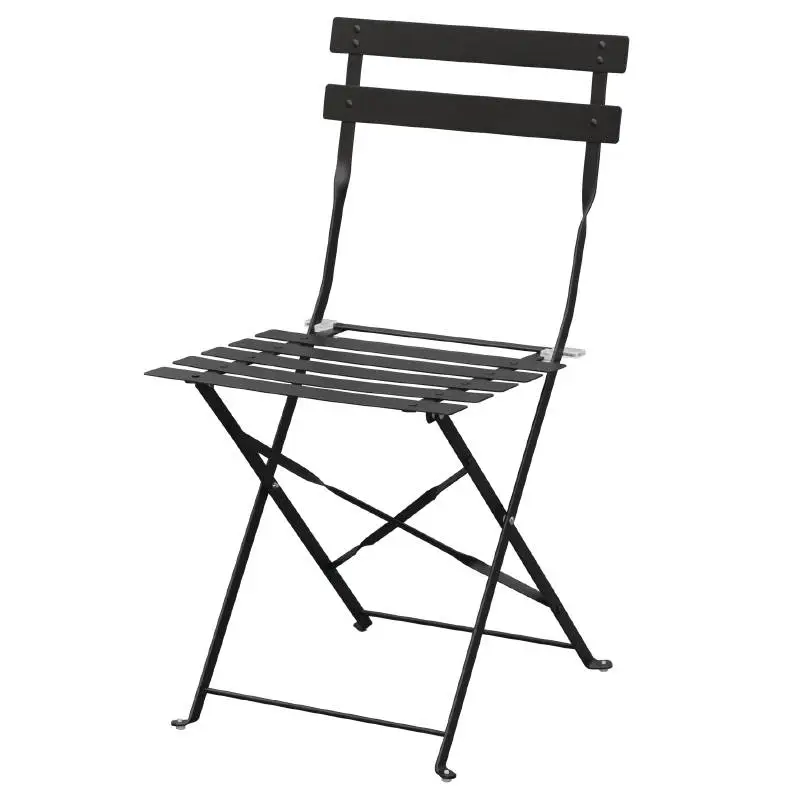 Laatste Kans Bolero Stalen Bistro Stoelen Zwart | 2 stuks