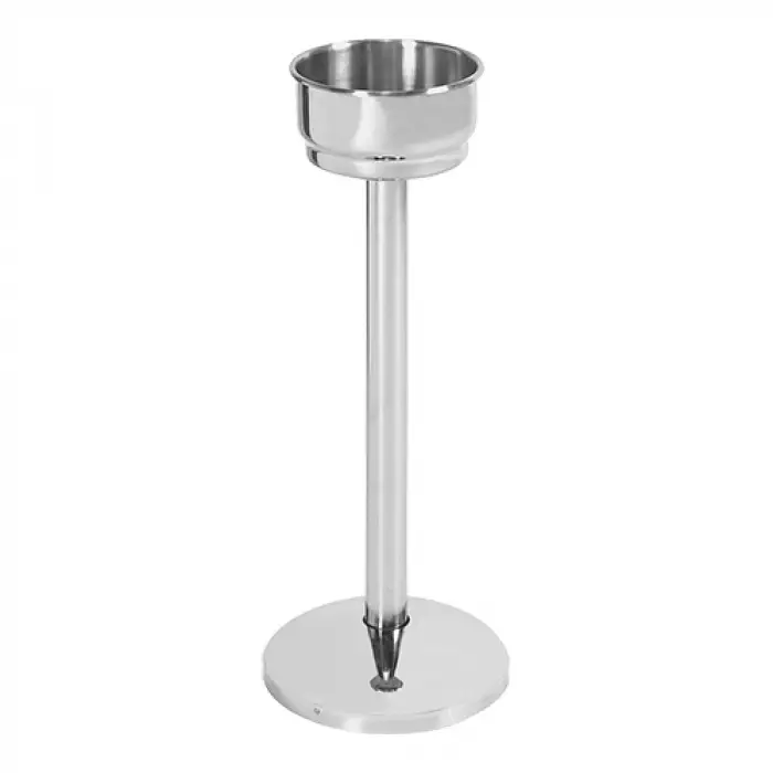 Snelle Levering HorecaTraders Standaard voor wijnkoeler | RVS | 67,5(h)cm | Ø18 cm | 3kg