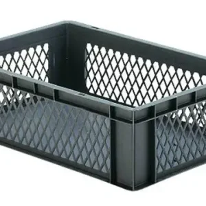 HorecaTraders Stapelbakken Kunststof | 60x40 cm | 5 Kleuren Exclusieve Aanbieding