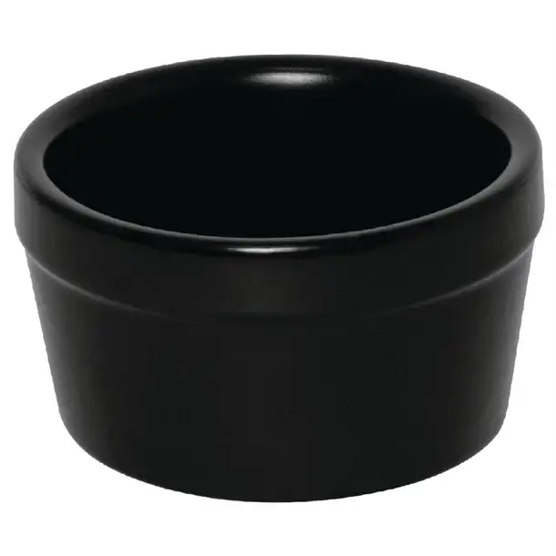 Goedkoop Olympia Stapelbare ramekin | Mat zwart | Ø9,5cm | 6 stuks
