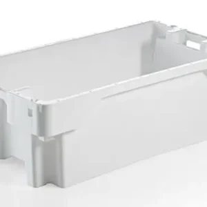 Shop Nu HorecaTraders Witte Stapelbare viskrat 60 liter