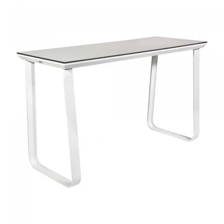 Favoriet HorecaTraders Statafel Salt Grande | Aluminium/Volkern | Wit | 180 x 70 x 110 cm
