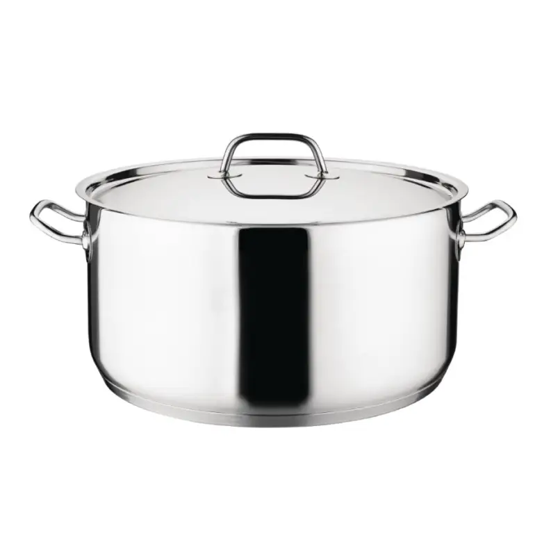 HorecaTraders Stoofpan 12L | RVS | 21,5(h) x 32(Ø)cm Gratis Retour