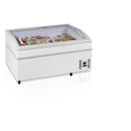 Merkproduct HorecaTraders Supermarktkoeler/-vriezer wit | 15,2 x 92 x 79 cm | 230V