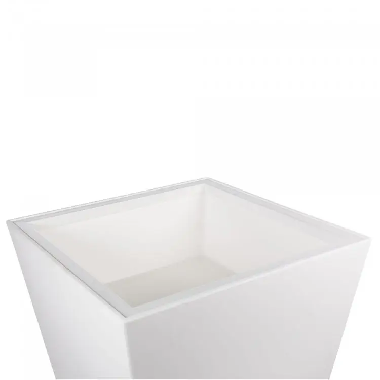 Betaalbaar HorecaTraders Tafel Conic Inzetbak | Wit | 4 kg | 67 x 67 x 25 cm