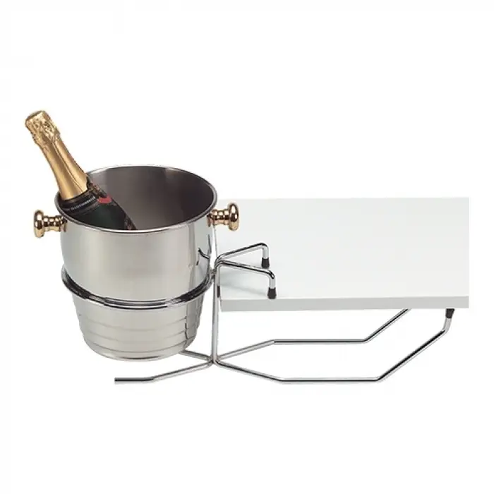 Betrouwbaar HorecaTraders Tafelbeugel Wijnkoeler | RVS | 54 cm | Ø20 cm