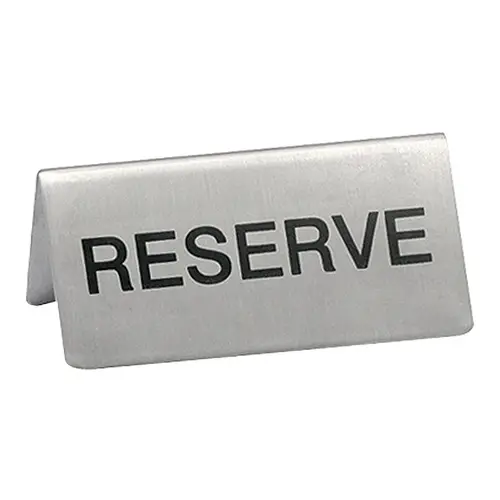 Premium HorecaTraders Tafelbord reserve | RVS | 4,5 x 10 x 5,7 cm