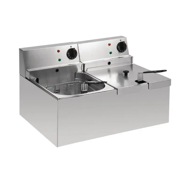 Lincat Tafelmodel dubbele friteuse LDF2 | RVS | 8L | 31,5 x 54 x 41,7cm Must-Have
