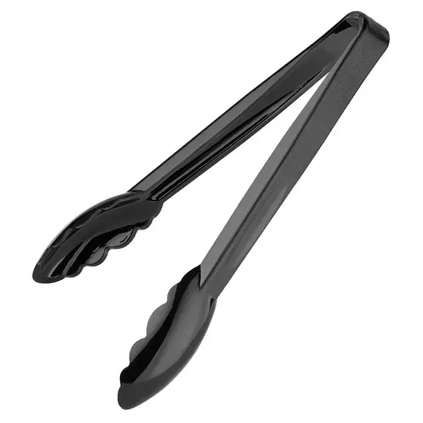 HorecaTraders Tang | Zwart | polycarbonaat | 22cm | 6 stuks Veilige Betaling