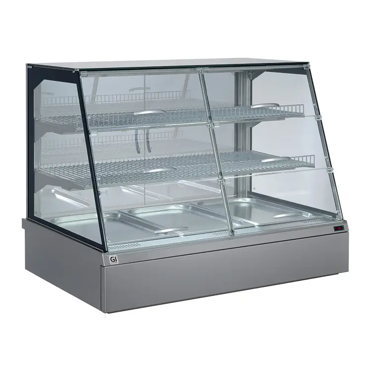 Nieuw HorecaTraders Tankstation Warmhoudvitrine | Waterlade achterzijde
