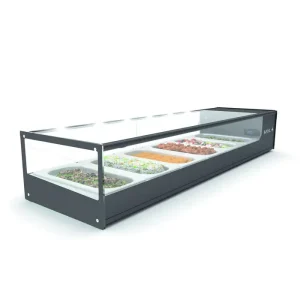 Hoge Kwaliteit HorecaTraders Tapas Koelvitrine | LED Verlichting | Beschikbaar in 2 Maten |