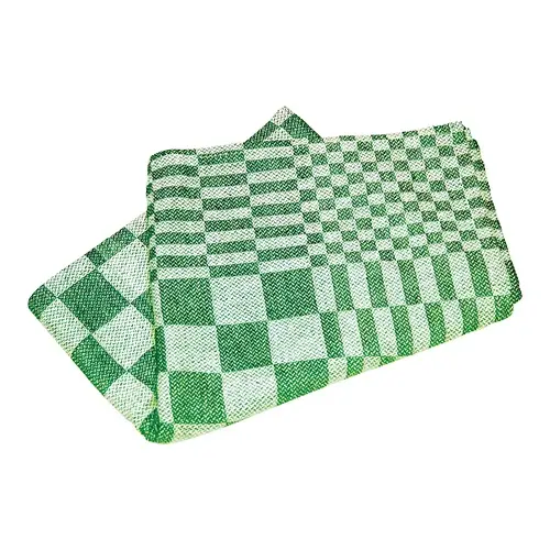 HorecaTraders Theedoek | Katoen | Groen | 65 x 65 cm Fabrieksprijs