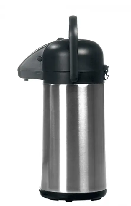 Weekendaanbieding HorecaTraders Thermoskan | 2,2 liter |Zwart | RVS | Pomp functie