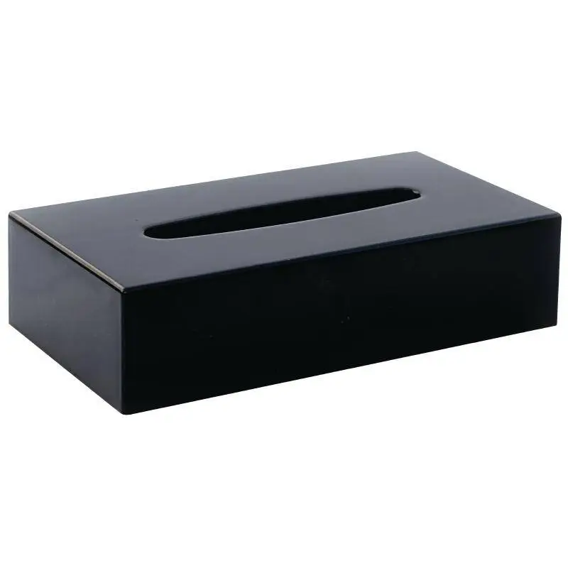 HorecaTraders Tissue Doos Rechthoekig | Zwart Dagaanbieding