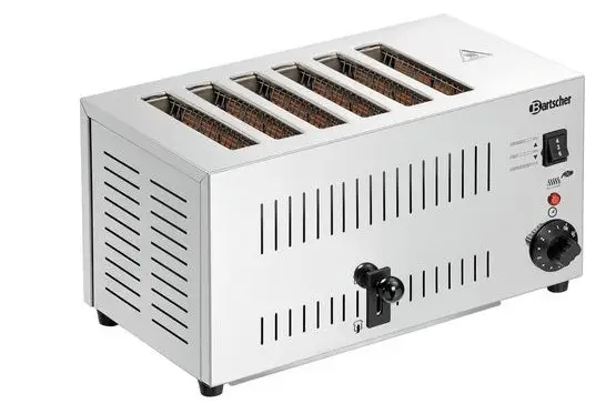 Bestseller Bartscher Toaster RVS | 6 sleuven