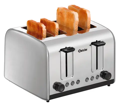 Koop Online Bartscher Toaster | RVS | 4 sleuven | 270x310x200 mm