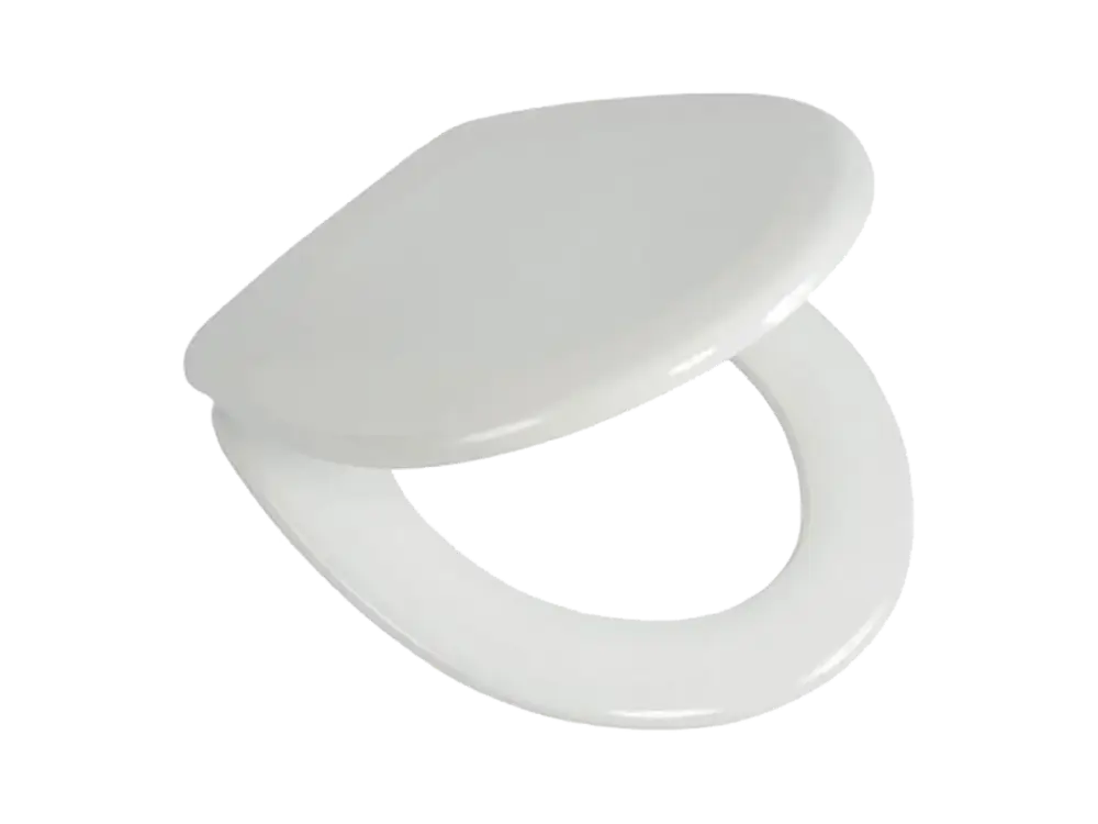 HorecaTraders Toiletzitting Easy Kunststof Wit voor Horeca Toilet & Sanitair Lage Prijs