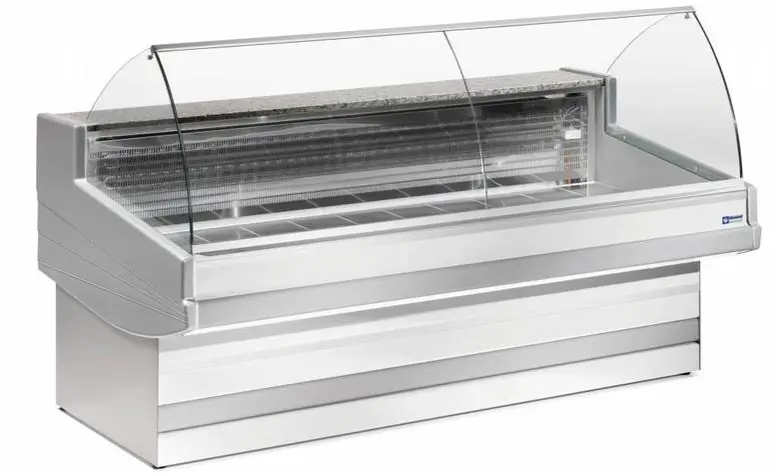 Koop Vandaag HorecaTraders Toonbank Elegance Plus | Gebogen Glas | 3 Formaten