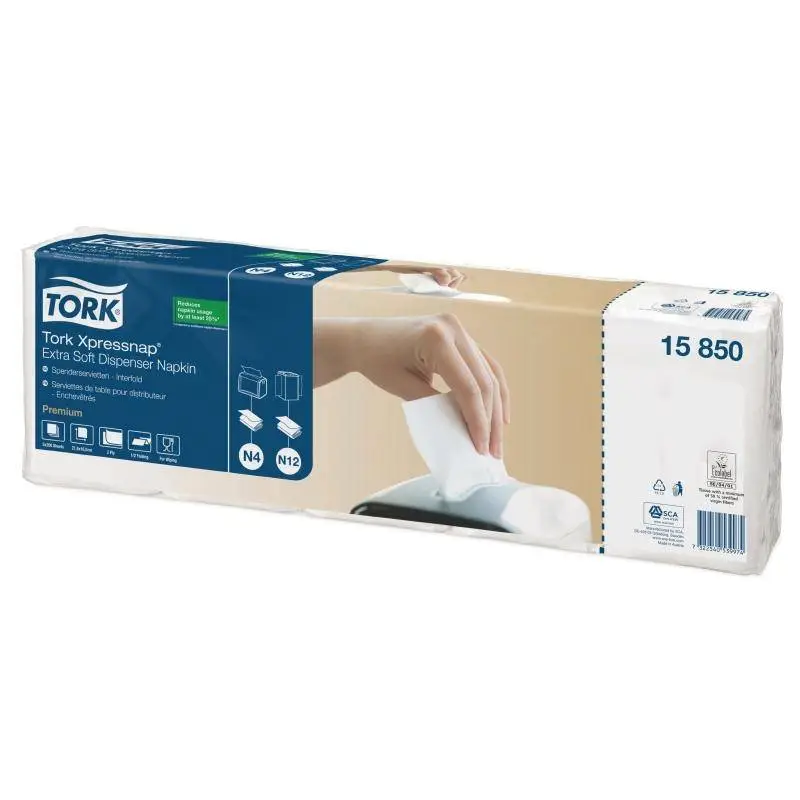 Fabrieksprijs HorecaTraders Tork Xpressnap Ultrazachte Servetten | 8000 stuks