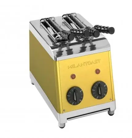 Milan Toast Tosti maker met 2 sneden | goud Op = Op