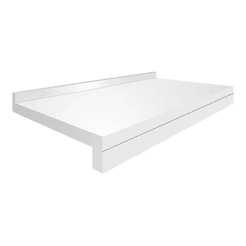 CaterChefTrancheerblad | Polyethyleen | Wit | 2 Zijdig Gekant | 60 x 40 cm Direct Verzonden