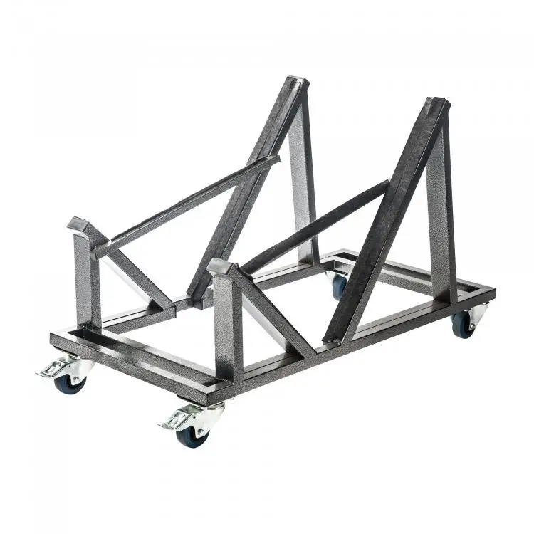 HorecaTraders Transportkar Barkruk Kasar | 25 stuks | Hamerslag | 108 x 54 x 70 cm Premium