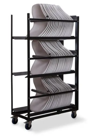 HorecaTraders Trolley Keeve Kuip Zonder Armleuning | 120,5x53,5x195cm | Hamerslag Beste Prijs