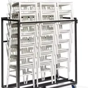 Favoriet HorecaTraders Trolley | Stoelen Napoleon/Tiffany | Hamerslag | 27 Stoelen