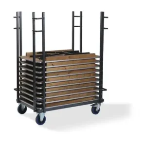 Laatste Kans HorecaTraders Trolley voor Diner Tafel Hout Recht | 126-208x84-100x168cm