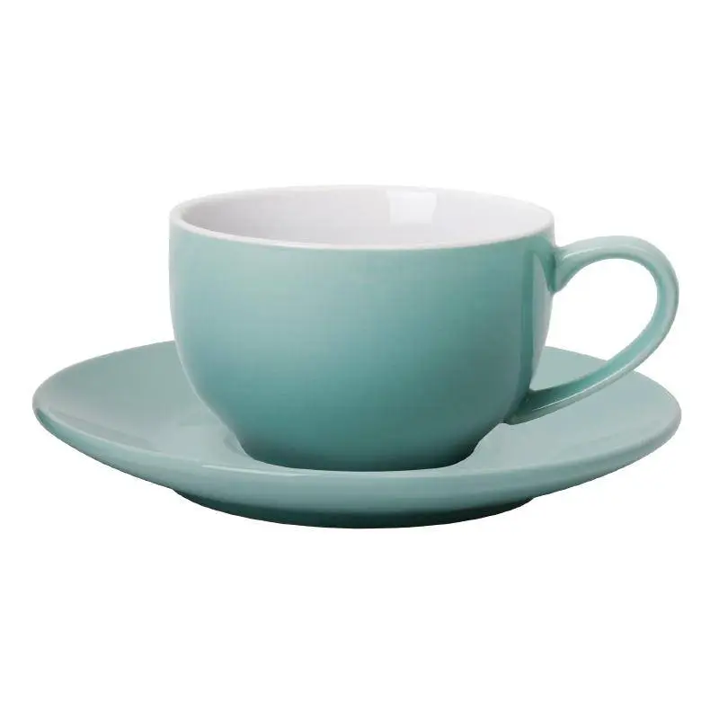 HorecaTraders Turquoise Koffiekop 23 cl (12 stuks) Laatste Versie