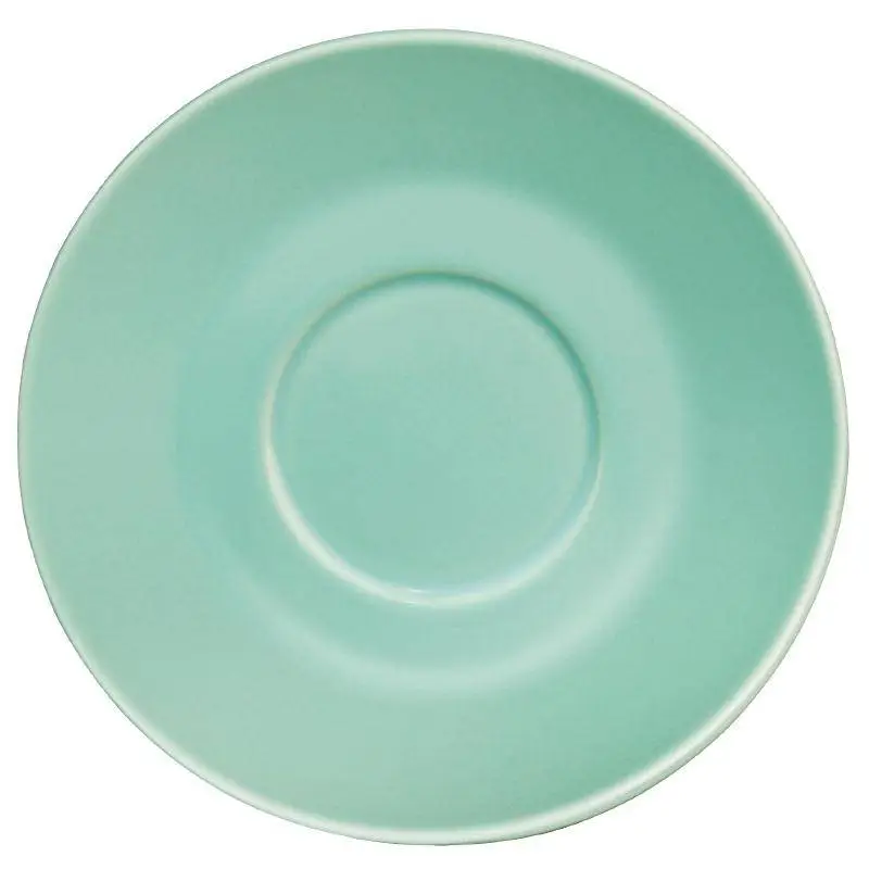 Tijdelijk Beschikbaar HorecaTraders Turquoise Koffieschotel (12 stuks)