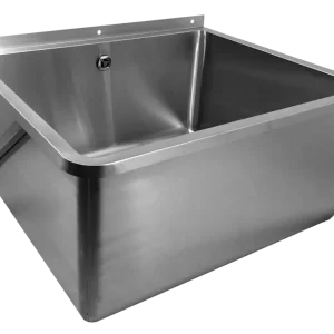 Superprijs HorecaTraders uitgietbak voor wandmontage | RVS | B 640 x D 540 x H 300 mm
