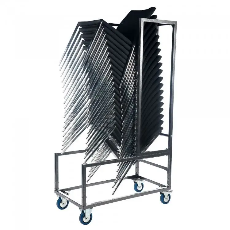 HorecaTraders Universele transportkar | 15-20 stapelstoelen | Hamerslag | 105 x 56 x 183 cm Rechtstreeks Van De Fabrikant
