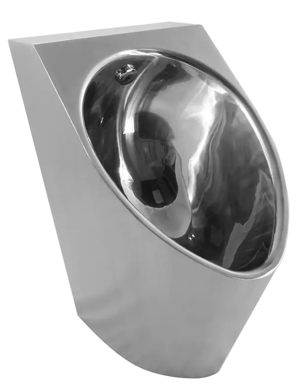 HorecaTraders Urinoir van RVS | B 330 x D 372 x H 550 mm Hoge Kwaliteit