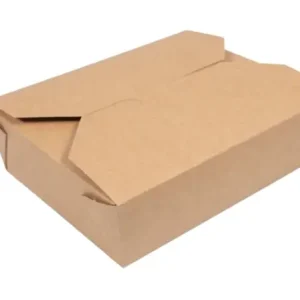 HorecaTraders Afbreekbare voedseldoosje | 5(h)x15,2x12,1 cm |150 stuks Dagaanbieding