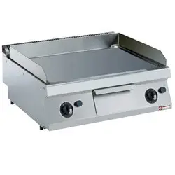 Populair HorecaTraders Verchroomde kookplaat | gas 80x70xh25/32 cm