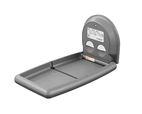Premium Koala Care Verticale Verzorgingstafel | Grijs | B 527 x D 101 x H 911 mm