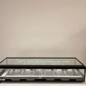Laatste Kans HorecaTraders Verwarmde vitrine | Tapas | Verhard glas | OUTLET
