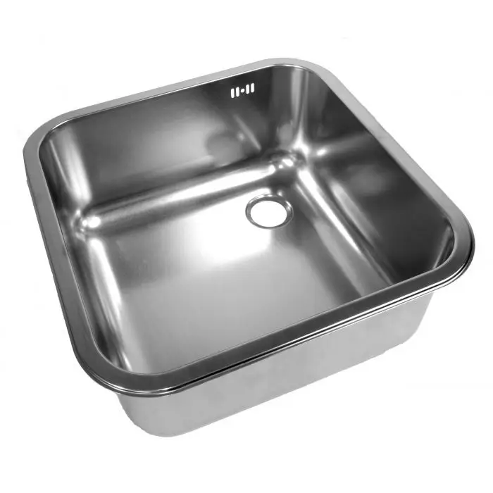 HorecaTradersVierkante RVS Spoelbak 335 X 235 X1 80mm Aanbieding