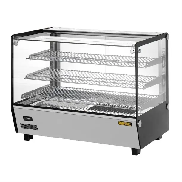 Buffalo VierkanteWarmhoudvitrines 68,6h x 85,6b x 56,8dcm Finale Uitverkoop