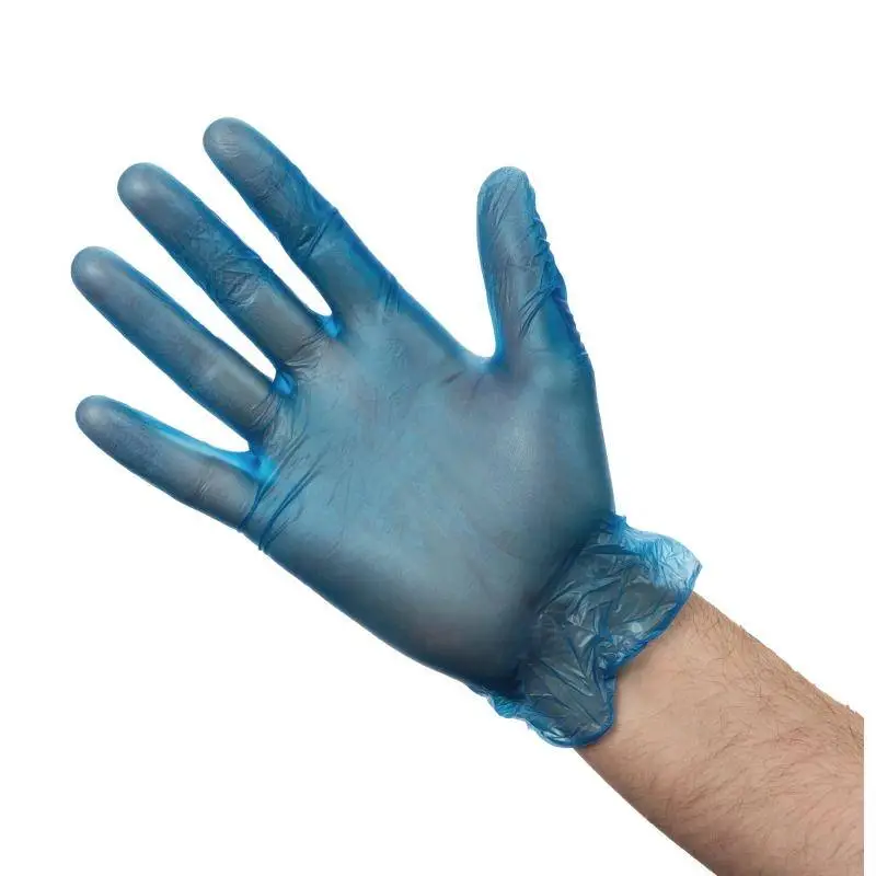 HorecaTraders Vinly handschoenen Blauw | 3 Formaten Direct Beschikbaar