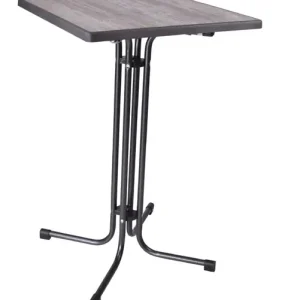 Merkproduct HorecaTraders Statafel Limburg | Vintage | Opklapbaar | Vierkant | 110(h)x85x85cm