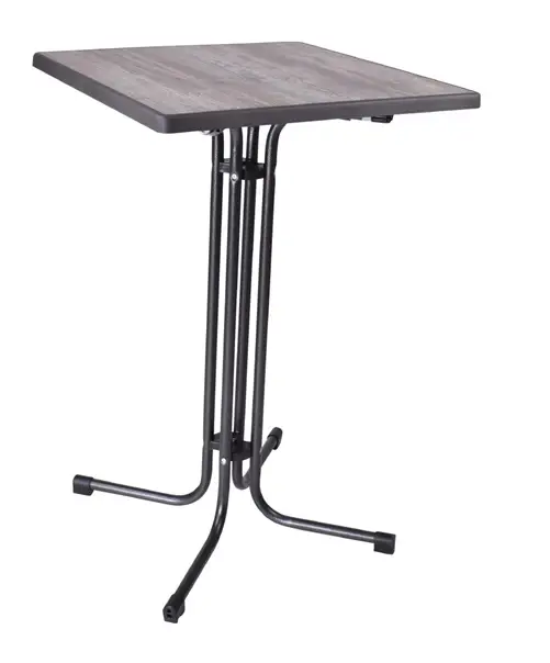Merkproduct HorecaTraders Statafel Limburg | Vintage | Opklapbaar | Vierkant | 110(h)x85x85cm