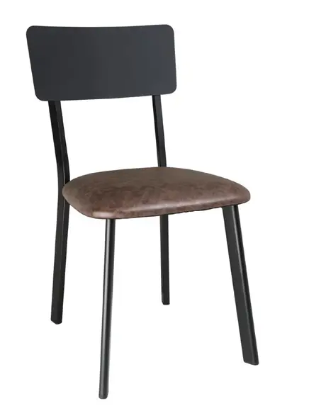 Nu Kopen Bolero Vintage Stoel | Mokka | 85.5(h)x42.8x54cm | 4 Stuks