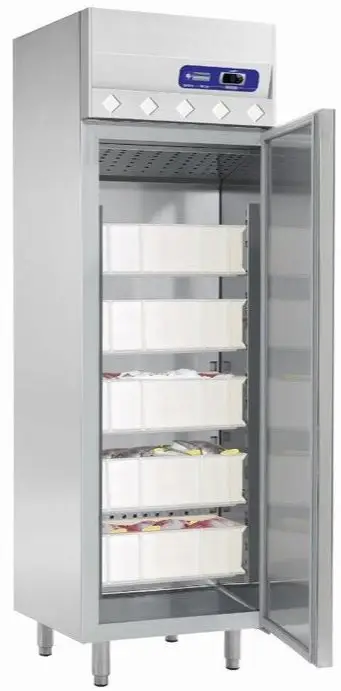 Superprijs HorecaTraders Visopslag Koelkast RVS Professioneel - 402 Liter