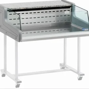 Hoge Kwaliteit HorecaTraders Vitrine Toonbank | Gekoeld +4°C / +6°C | Self-Service 1500x930x(H)346mm