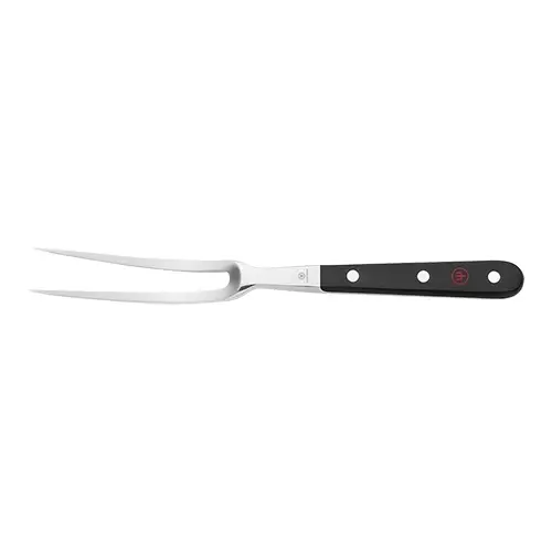 Nieuw HorecaTraders Vleesvork | Gebogen | RVS | Kunststof | 26,6 cm
