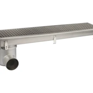 Gecertificeerd HorecaTraders Vloerput | 1000 x 200 mm |RVS 304 | 3,70 l/s