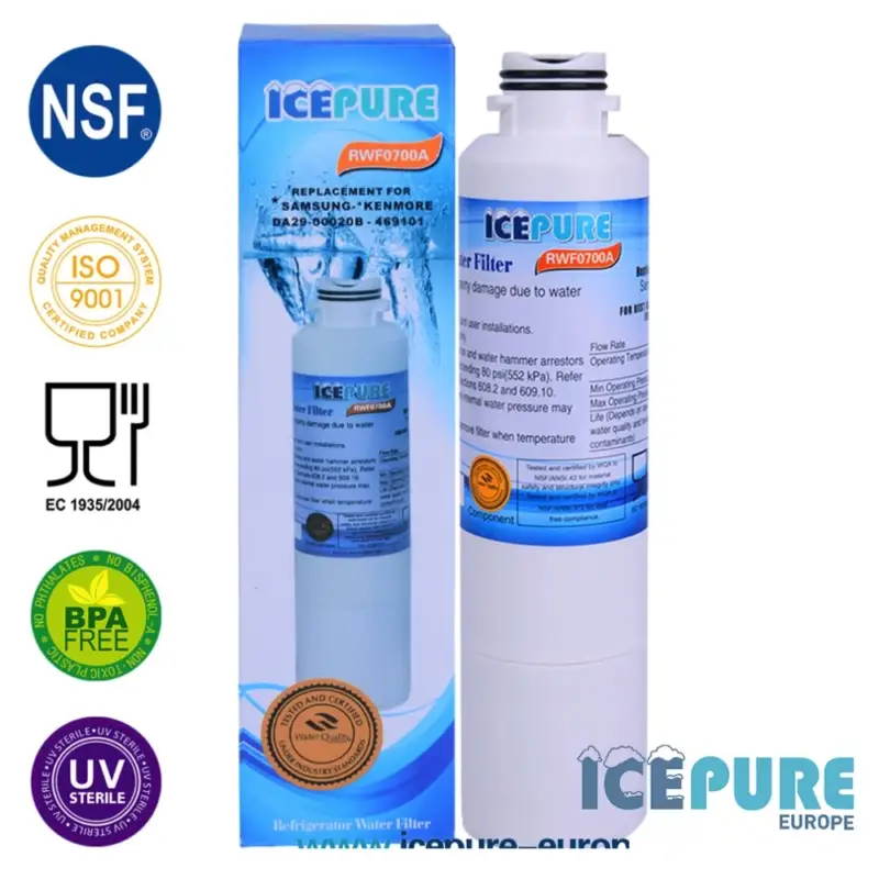 Bestseller Icepure Waterfilter geschikt voor EcoAqua EFF-6027A / Dubbele O-ring