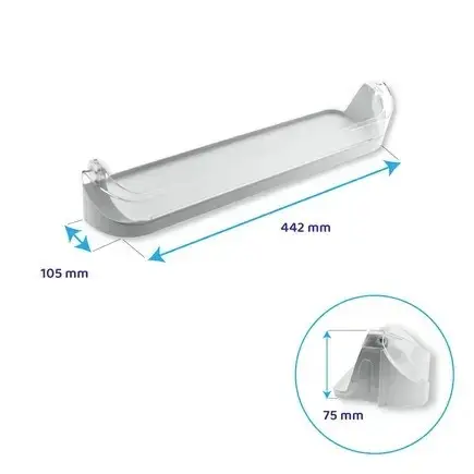 Express Levering Indesit Koelkast Flessenbak 442x105mm / C00283254